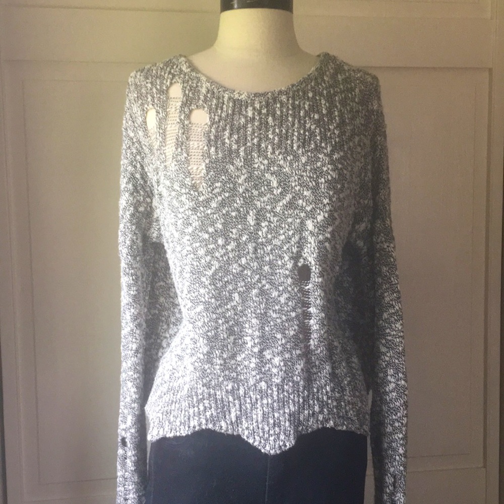 Express Destroyed Sweater